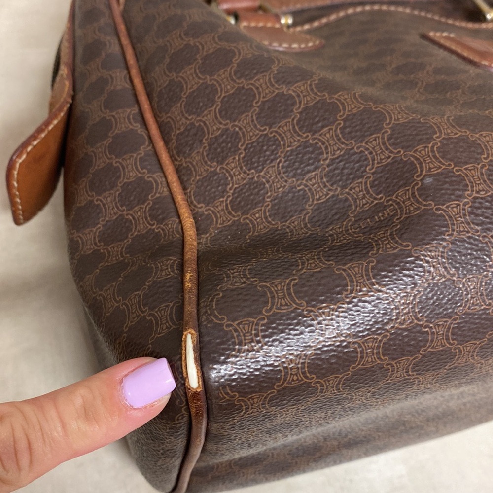 Celine Authentic Triomphe Macadam Bag - Picture 15 of 16